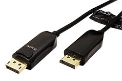 DisplayPort aktivní optický kabel v.1.4 (HBR3,8K@30Hz), DP(M)-DP(M), 15m