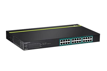 Ethernet přepínač 1Gb, 24 portů, 24x PoE+ (TPE-TG240g)