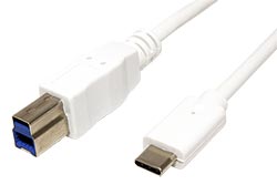 USB 5Gbps kabel USB3.0 B(M) - USB C(M), 1,8m