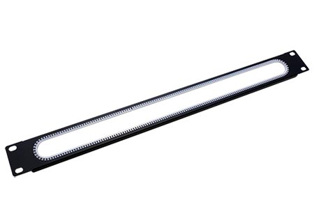 19" kabelový vstup 1U, černý