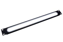 19" kabelový vstup 1U, černý