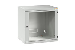 19" rozvaděč, 12U (599mm), hloubka 400, šířka 530, závěsný, iSEVEN, šedý