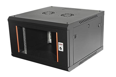 19" rozvaděč 6U, závěsný, Basic Plus, š. 600, h. 600 černý