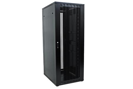 19" serverový rozvaděč 42U, stojanový, š. 800, h. 1000mm, perforované dveře