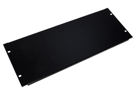 19" zaslepovací panel, 4U, černý