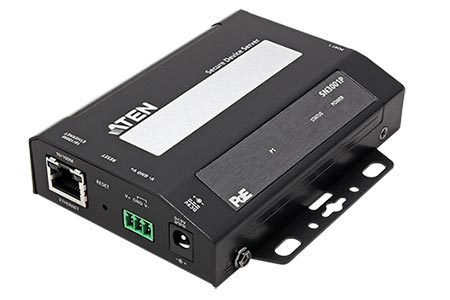 Adaptér RS232 (MD9) přes IP, PoE, zabezpečený (SN3001P)