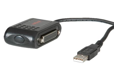 Adaptér USB -> 1x RS232+1x LPT, kabel 1,8m (MD9,FD25)