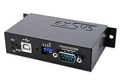 Adaptér USB -> 1x RS232/422/485 (MD9), průmyslový, na DIN lištu (EX-1311VIS)