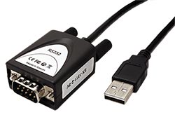 Adaptér USB -> 1x RS232 (MD9), 5V na pinu 9, (EX-1311-2-5V)