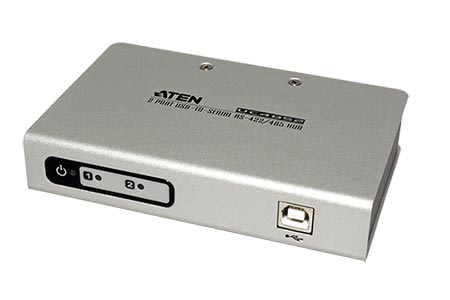 Adaptér USB -> 2x sériový port RS485/422, MD9 (UC4852)