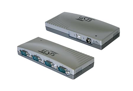 Adaptér USB -> 4x sériový port RS232 MD9 (EX-1334)