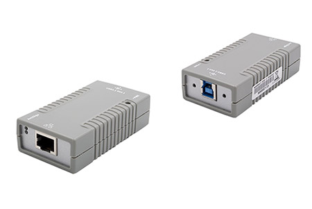 Adaptér USB 5Gbps -> Gigabit Ethernet, opticky izolovaný, na DIN lištu (EX-1321-4K)