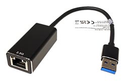 Adaptér USB 5Gbps, USB 3.0 A(M) -> 2,5 Gigabit Ethernet