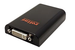 Adaptér USB 5Gbps (USB 3.0) -> DVI-I (DVI + VGA), 2048 x 1152