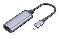 Adaptér USB 5Gbps, USB C(M) -> 5 Gigabit Ethernet