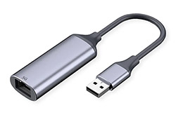 Adaptér USB 5Gbps, USB3.0 A(M) -> 5 Gigabit Ethernet