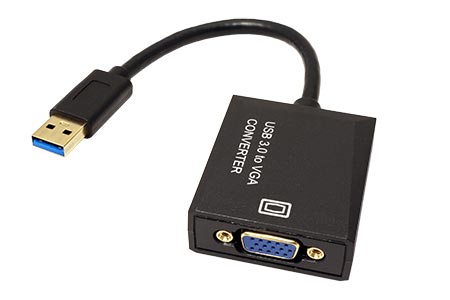 Adaptér USB 5Gbps, USB3.0 A(M) -> VGA