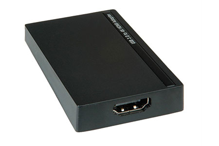 Adaptér USB 5Gbps (USB3.0) -> HDMI, 4K, černý
