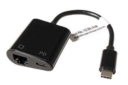 Adaptér USB C(M) -> Gigabit Ethernet, PD 100W