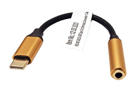Adaptér USB C(M) - jack 3,5, sluchátka + mikrofon