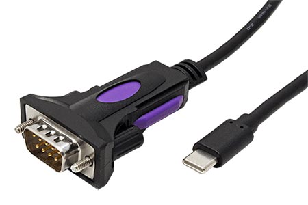 Adaptér USB C(M) -> RS232 (MD9), FTDI, 1,8m