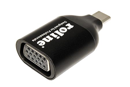 Adaptér USB C(M) -> VGA, 1920x1200@60Hz