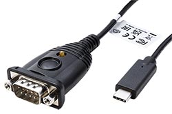 Adaptér USB C -> RS232 (MD9), 0,3m (UC232C)
