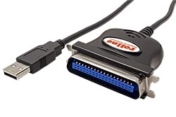 Adaptér USB -> IEEE 1284 (MC36), černý, 1,8m