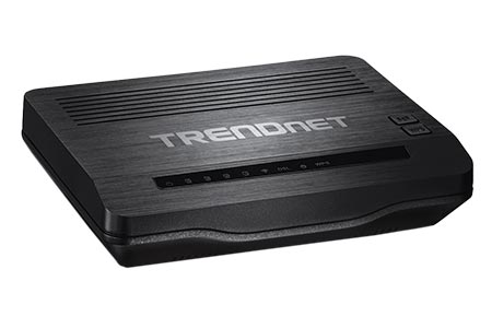 ADSL2+ modem + WiFi router, 4x 10/100 ethernet, 300Mbps (TEW-722BRM)