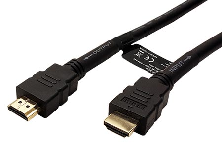 Aktivní HDMI kabel s Ethernetem, 4K, HDMI M - HDMI M, 25m
