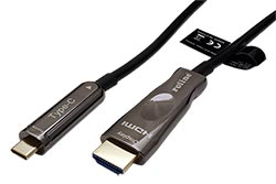Aktivní optický kabel USB C(M) -> HDMI A(M), 4K@60Hz, 30m