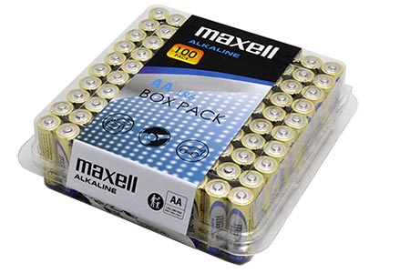 Alkalická baterie tužková (AA), 100ks