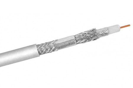 Anténní kabel 120dB, průměr 8mm, 4x stíněný, 100m (CSS)