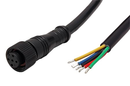 Blackline kabel M12 5pin (F) - bez koncovky, kód A, 1m, PVC
