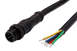 Blackline kabel M12 5pin (M) - bez koncovky, kód A, 1m, PVC