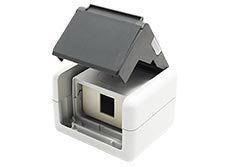 Box plastový pro 1x Keystone modul, IP44 (100021369)