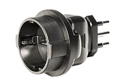 Cestovní adaptér DE -> Itálie, černý