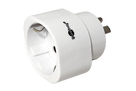 Cestovní adaptér DE -> US, bílý