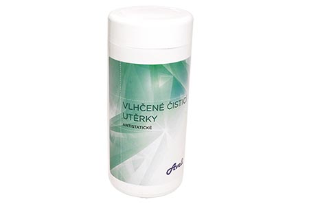 Čistící navlhčené utěrky, na monitory, dóza