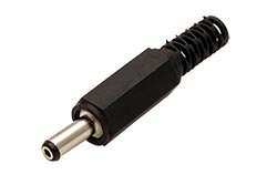 DC konektor souosý na kabel 3,4 x 1,35mm (9mm)