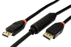 DisplayPort aktivní kabel v1.2 (4K@60Hz), DP(M) - DP(M), 10m