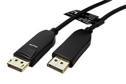 DisplayPort aktivní optický kabel v.1.4 (HBR3, 8K@30Hz), DP(M)-DP(M), 15m