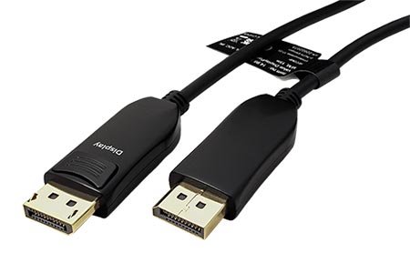 DisplayPort aktivní optický kabel v.1.4 (HBR3, 8K@30Hz), DP(M)-DP(M), 30m