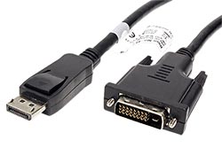 DisplayPort - DVI kabel, DP(M) -> DVI-D(M), 1920x1200@60Hz, 3m