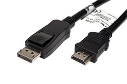 DisplayPort - HDMI kabel, DP(M) -> HDMI M, 4K@30Hz, 10m