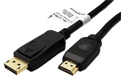 DisplayPort - HDMI kabel, DP(M) -> HDMI M, 4K@60Hz, 5m