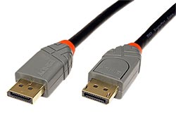 DisplayPort kabel v.1.4 (HBR3, 8K@30Hz), DP(M) - DP(M), Anthra Line, 10m, černý