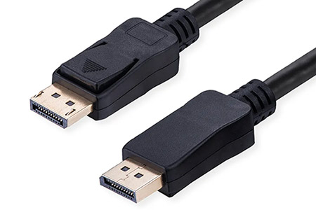DisplayPort kabel v.2.1 (UHBR10, 8K@60Hz), DP(M) - DP(M), černý, 1m