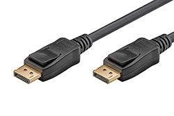 DisplayPort kabel v.2.1 (UHBR10, 8K@60Hz), DP(M) - DP(M), černý, 2m