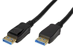 DisplayPort kabel v.2.1 (UHBR10, 8K@60Hz), DP(M) - DP(M), černý, 5m